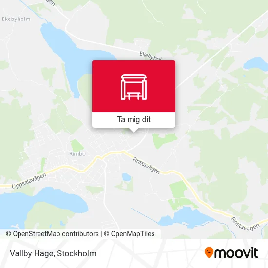 Vallby Hage karta