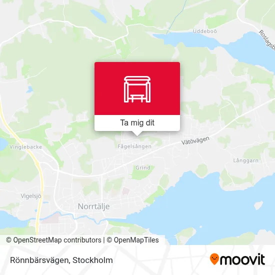 Rönnbärsvägen karta