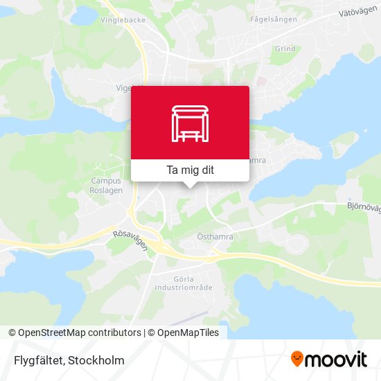 Flygfältet karta