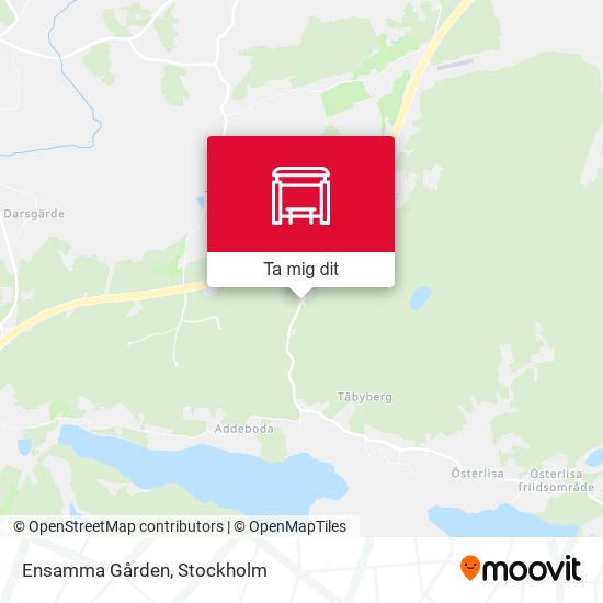 Ensamma Gården karta
