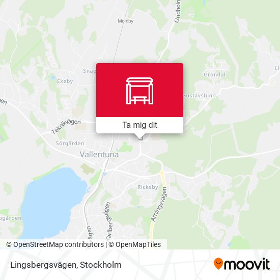 Lingsbergsvägen karta