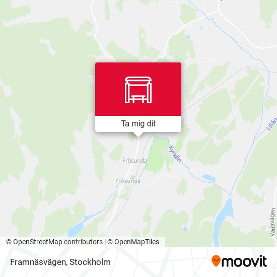 Framnäsvägen karta