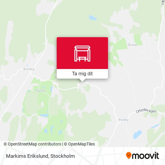 Markims Erikslund karta