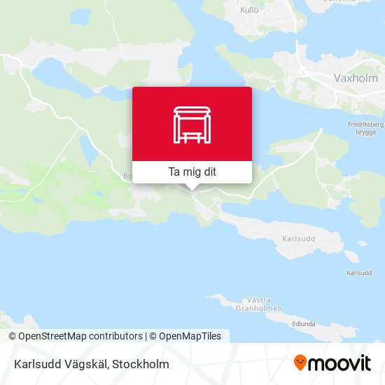 Karlsudd Vägskäl karta