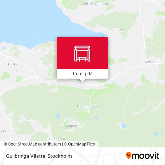 Gullbringa Västra karta