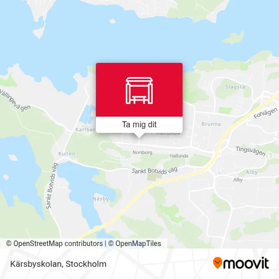 Kärsbyskolan karta