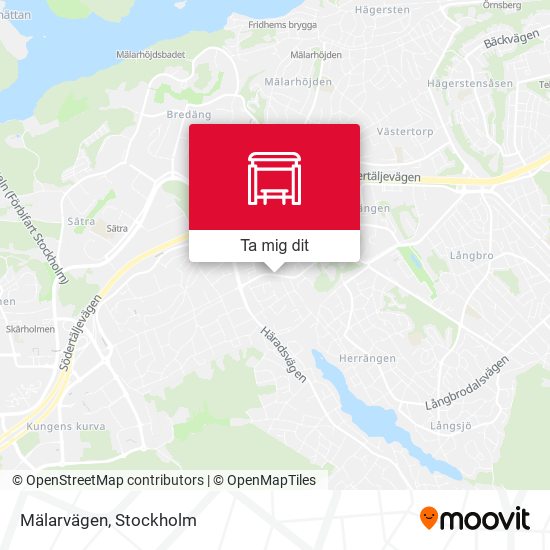 Mälarvägen karta