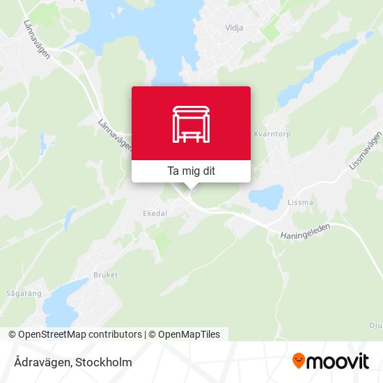 Ådravägen karta