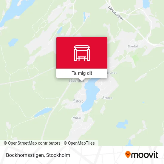 Bockhornsstigen karta