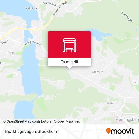 Björkhagsvägen karta
