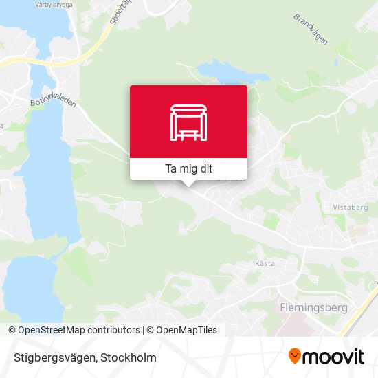 Stigbergsvägen karta