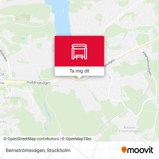 Bernströmsvägen karta