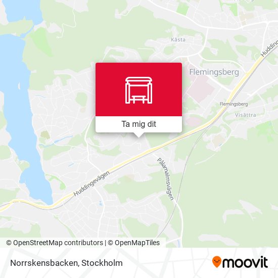 Norrskensbacken karta