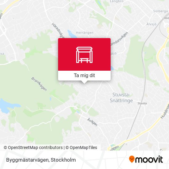 Byggmästarvägen karta