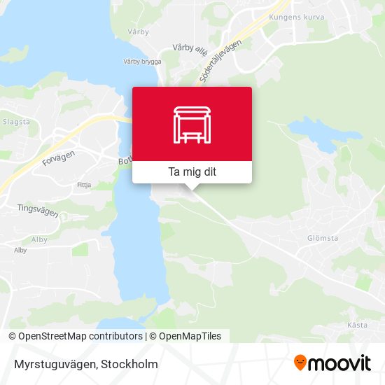 Myrstuguvägen karta