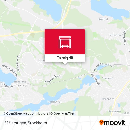 Målarstigen karta