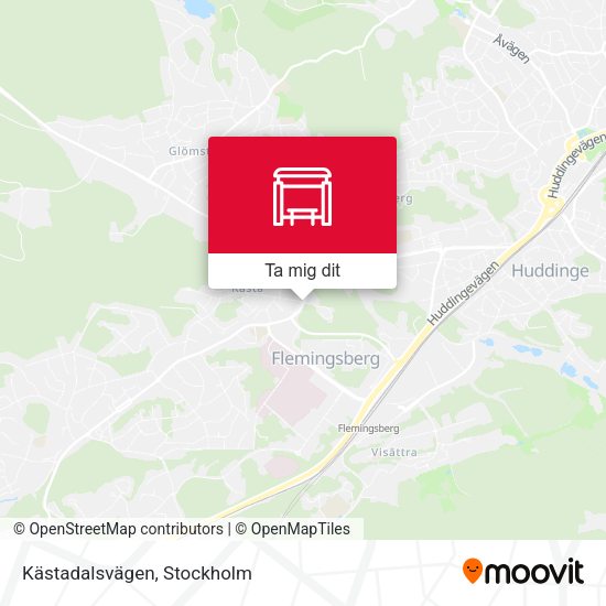 Kästadalsvägen karta