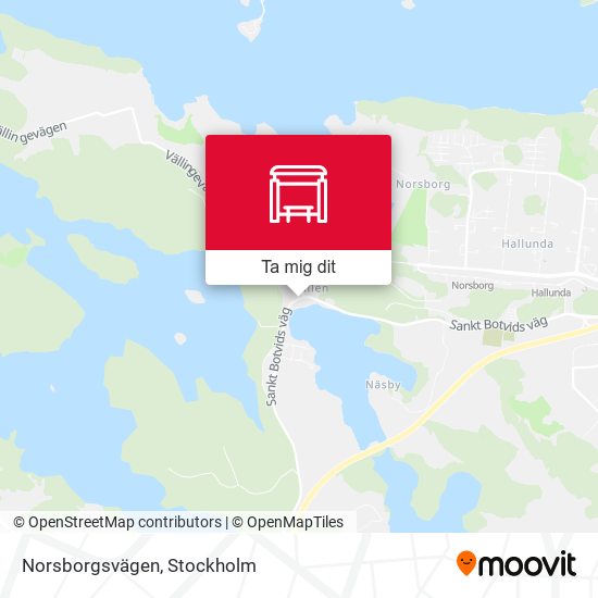 Norsborgsvägen karta