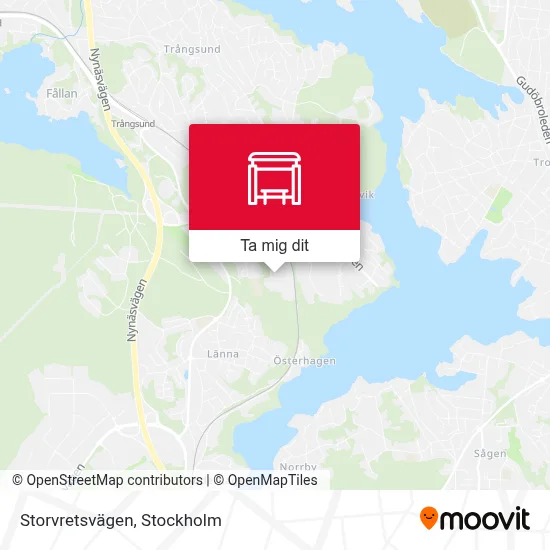 Storvretsvägen karta