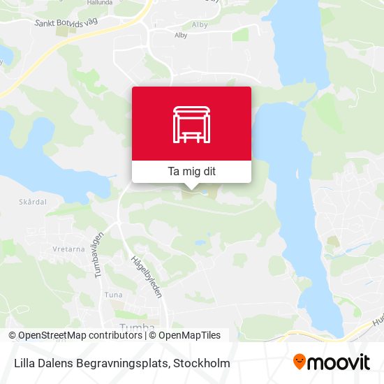 Lilla Dalens Begravningsplats karta