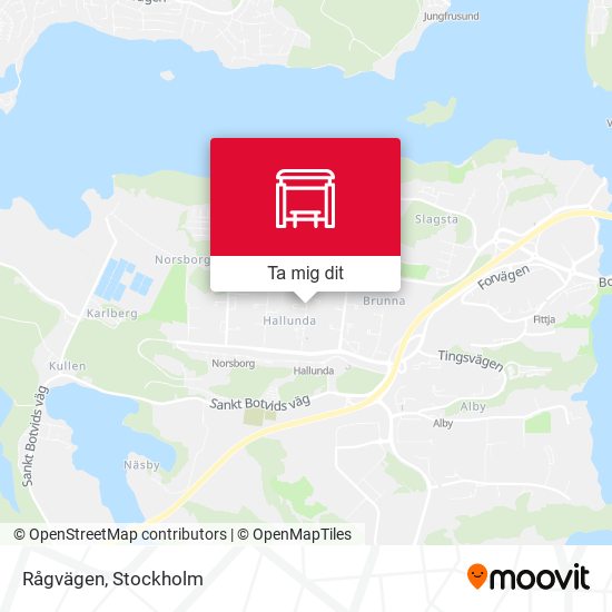 Rågvägen karta