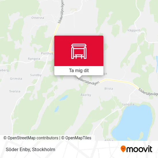 Söder Enby karta