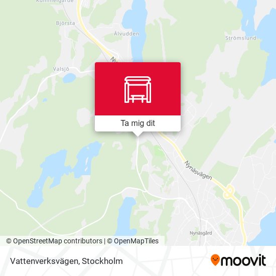 Vattenverksvägen karta