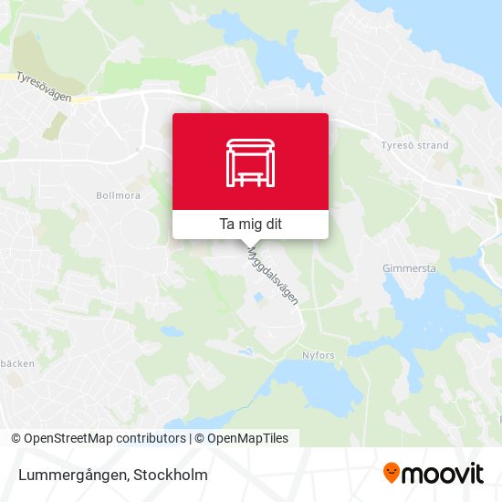 Lummergången karta