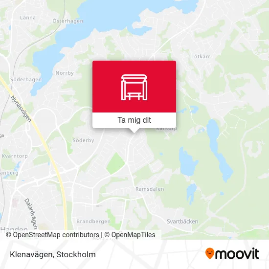 Klenavägen karta