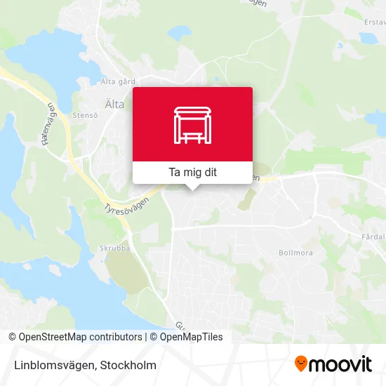 Linblomsvägen karta
