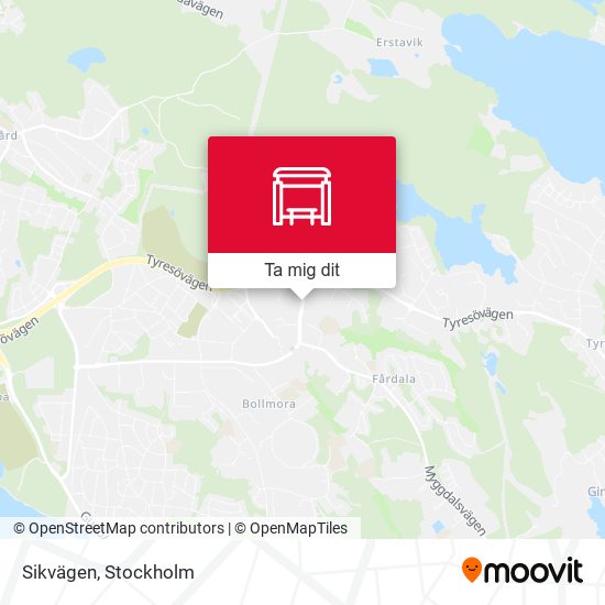 Sikvägen karta