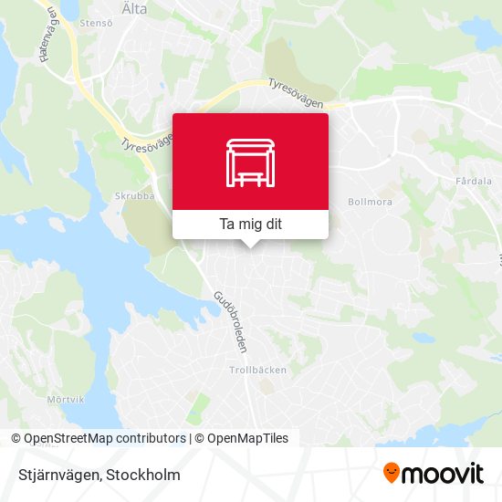 Stjärnvägen karta