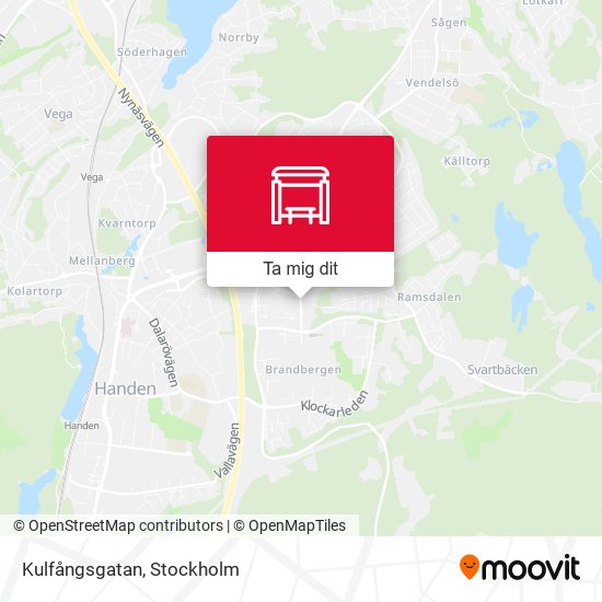 Kulfångsgatan karta