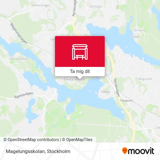 Magelungsskolan karta