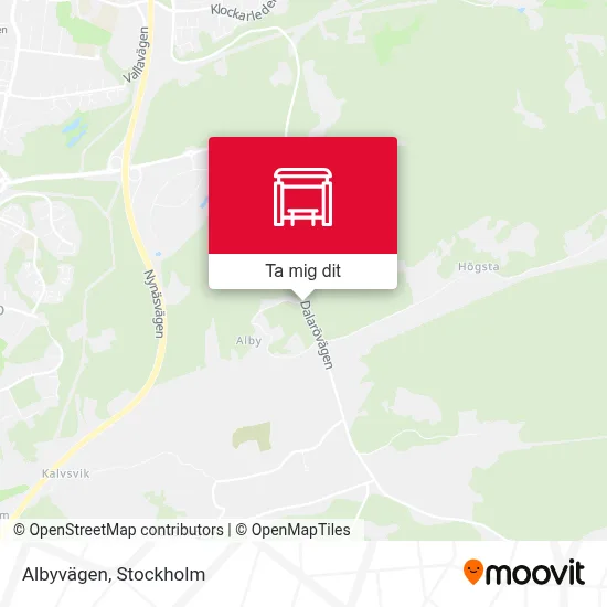 Albyvägen karta