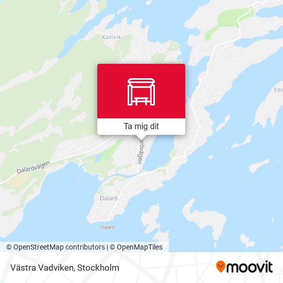 Västra Vadviken karta