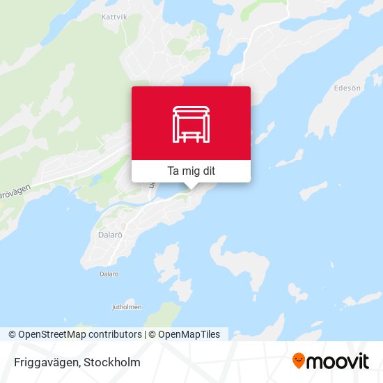 Friggavägen karta