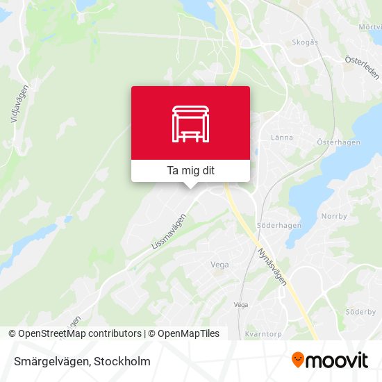 Smärgelvägen karta