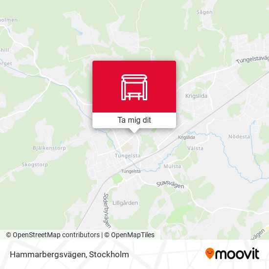 Hammarbergsvägen karta