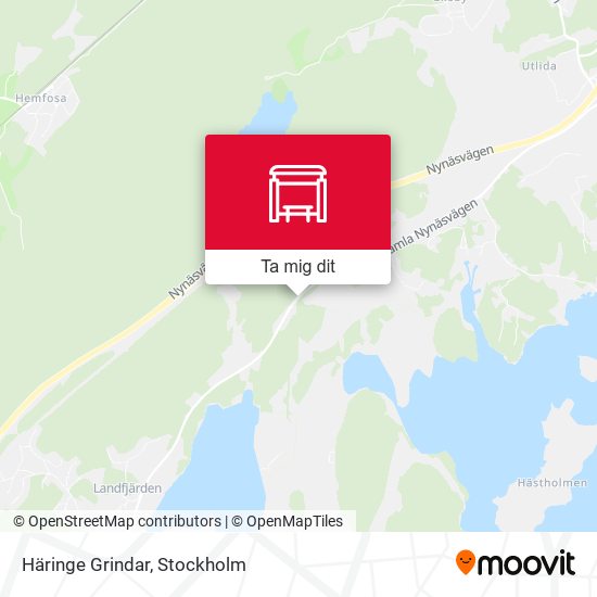 Häringe Grindar karta