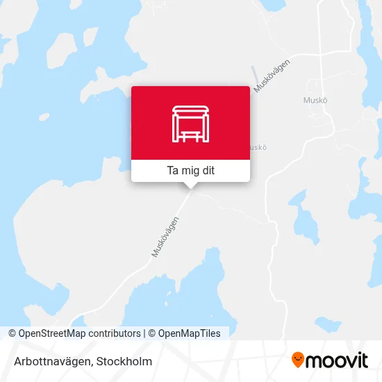 Arbottnavägen karta