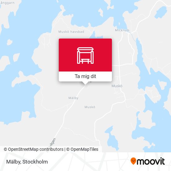 Mälby karta