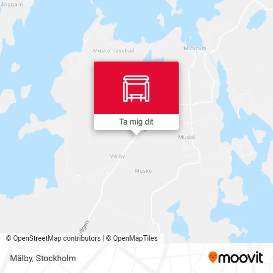 Mälby karta