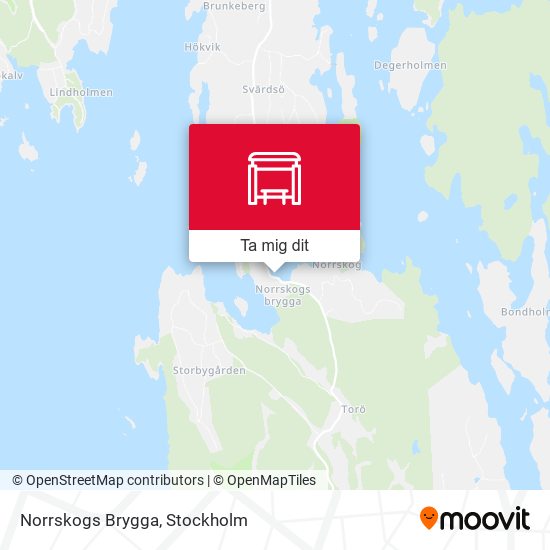 Norrskogs Brygga karta