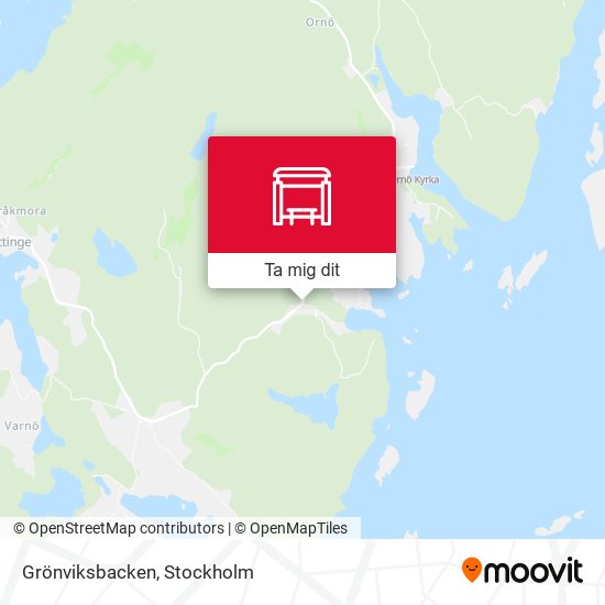 Grönviksbacken karta
