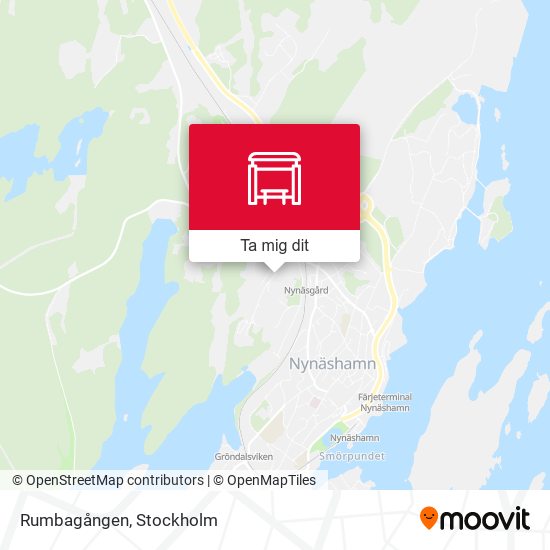 Rumbagången karta