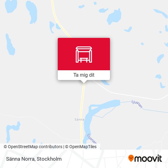 Sänna Norra karta
