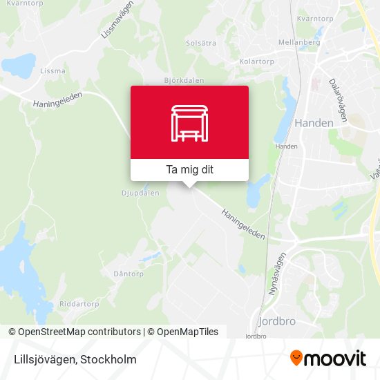 Lillsjövägen karta