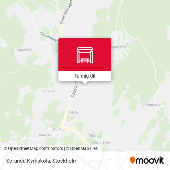 Sorunda Kyrkskola karta