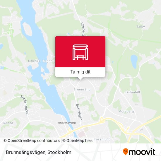 Brunnsängsvägen karta